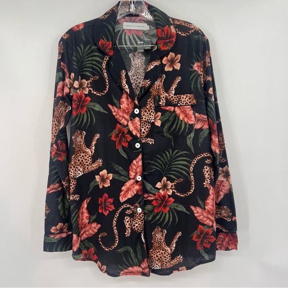 Desmond & Dempsey Soleia signature pajama set M - Picture 8 of 12